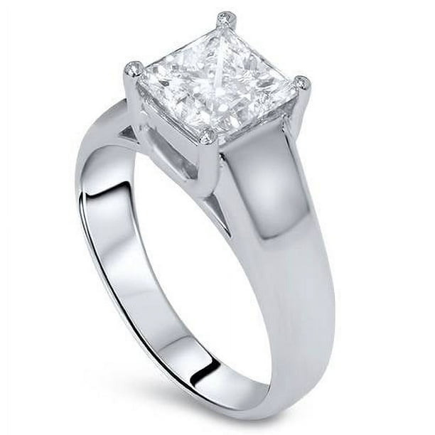 1ct princess cut 2024 diamond engagement ring