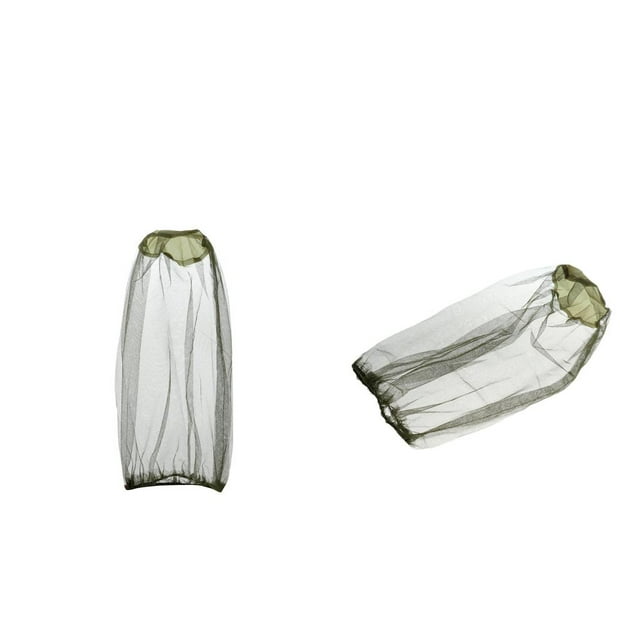 2 Pcs de Mosquitera Red de Senderismo para Sombrero Cabeza Multiusos