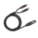 thumbnail image 4 of Cable XLR a RCA Cable divisor en Y de 2 RCA Conexión de audio Interconexión no balanceada Mujer 5M, 4 of 6