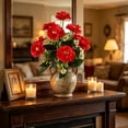 thumbnail image 5 of Anhility Patriotic Artificial Daisy Bouquet, 18.11" Red Handmade Silk Daisy Flowers for 4th of July Home Decor & Independence Day Table Centerpieces, 5 of 6