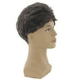 thumbnail image 4 of Beauos Clearance for Fashion Man Brown Wigs Men Handsome Cool Male Wig Short Wig Wig, Wigs for Women Clearance Sale, 1 Wig, 4 of 6