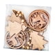 thumbnail image 5 of 10 piezas de árbol de Navidad de madera hueco colgante accesorio decoración navideña árbol y reno, 5 of 9