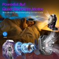 thumbnail image 4 of Ventilador de camping JINLICTE de 9 pulgadas con linterna LED de 2000 mAh y 500 ml, 4 of 8