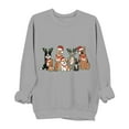 thumbnail image 2 of Elvqul Sweatshirts for Women Crewneck Tops Christmas Long Sleeve Funny Graphic Womens Sweatshirts Holiday, 2 of 6