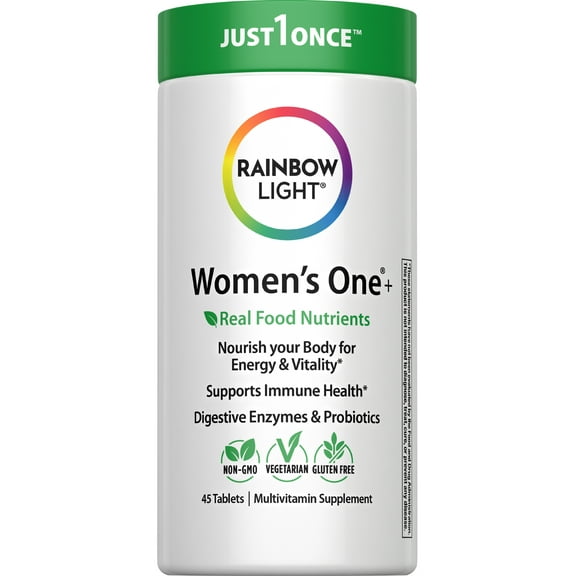Women's One Multivitamin Tablets | 45 Count | by Rainbow Light