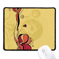 thumbnail image 1 of Flower s Colorful Art Grain Mousepad Stitched Edge Mat Rubber Gang Pad, 1 of 2