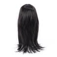 thumbnail image 2 of Long Wig, Soft Black Long Wig Secure Fit with Bangs for Ladies, 2 of 7