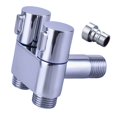 thumbnail image 1 of G1/2 Thread Filling Valve Water Basin 3Through Angle Kitchen Toilet Stop Stop Valve Bathroom Valve with 1 Spout, 1 of 8