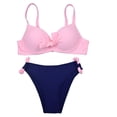 thumbnail image 3 of MSJUHEG Halter String,Swim Suits for Women 2025,Bikini Sets for Women,Bikinis Set,High Cut Swimsuit,Bathing Suit for Women,Push Up Pink XL, 3 of 4