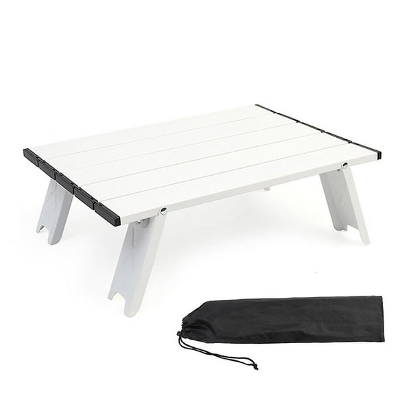 Outdoor Folding Table With Transport Bag, Aluminum Alloy Coffee Table, Computer Desk For Outdoor Barbecue, Camping Tent, Picnic