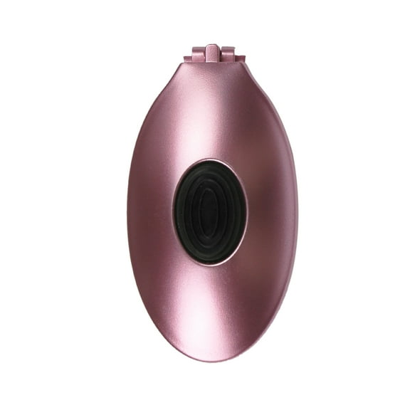 Folding Hair Brush with Mirror, Adults and Teens, Pink