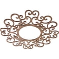 thumbnail image 2 of 26"OD x 9 7/8"ID x 3/8"T Reims Wood Fretwork Pierced Ceiling Medallion, Walnut, 2 of 3