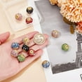 thumbnail image 3 of 6 Colors Beads 16mm Rhinestone Beads 12pcs Polymer Clay Pave Disco Ball Beads Craft Loose Beads for DIY Friendship Bracelet Necklace Earring Jewelry Making Christmas Decor, 3 of 6