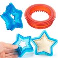 thumbnail image 4 of Kearding Sellador de sándwich de cocina molde de pan niños desayuno tostada galleta sándwiches molde escuela almuerzo Pie Maker utensilios Herramientas y accesorios para hornear Ronda, 4 of 6