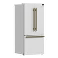 thumbnail image 3 of Forno Gallipoli Espresso 30-Inch White French Door Refrigerator, Bottom Freezer, 17.5 Cu. Ft., No Frost, Ice Maker, 3 of 4