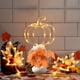 thumbnail image 4 of Xihbxyly Ramo de Hojas de Arce Artificiales, Decoración de Calabaza Otoñal, Ambiente Festivo de Acción de Gracias, Decoración de Mesa de Halloween, Vibrantes Colores Otoñales, Tamaño de 25 Cm, Juego, 4 of 6