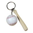 thumbnail image 3 of Runquan Baseball Keychain Decorative 3D Sports Ball Keyfob for Backpack Purse Wallet L, 3 of 8