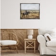 thumbnail image 3 of Stupell Industries On The Range Cowboy Landscape Painting Gray Floater Framed Canvas Art Print Wall Art, 31 x 25, 3 of 10