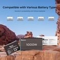 thumbnail image 4 of Inversor Renogy 1000W de onda sinusoidal pura 12V a 110V con USB 110V, 4 of 9