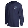 thumbnail image 2 of Men's Champion  Navy North Carolina Tar Heels Laminated All-Star Long Sleeve T-Shirt, 2 of 3