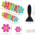 thumbnail image 2 of Fusion 20 PCS Original Non Slip Bathtub Stickers, Shower Floor Non Slip Stickers Bright Flowers Appliques with Premium Scraper, 2 of 3