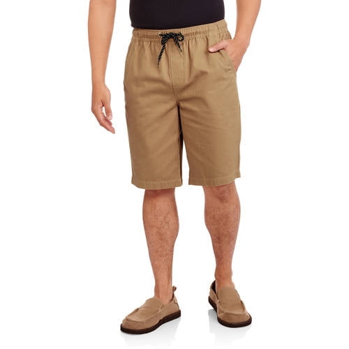no boundaries men's woven jogger shorts