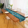 thumbnail image 4 of GZHJMY Moth Dead Head Table Runner Machine Washable Polyester Table Runner Rectangle Reversible Dresser Scarves Table Decor 13 x 70 Inch, 4 of 7