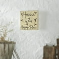 thumbnail image 2 of VHC Brands Buzzy Bees Home is My Happy Place MDF Block Sign 6x6, Spring Decor, Home Decorations for Wall or Door, Spring and Easter Hanging Decoration, 2 of 4