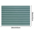 thumbnail image 7 of Unique Bargains Striped Kitchen Towels Soft Cotton Dish Towels for Kitchen 26 x 18 Inch Green 4pk, 7 of 7