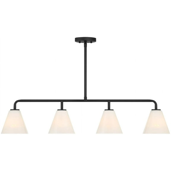 Savoy House 1-4014-4 Blair 4 Light 40" Wide Linear Chandelier - Black