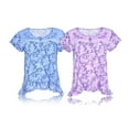 thumbnail image 3 of JEFFRICO Womens 2 Pack Capri Set Sleepwear Soft Pajamas Sleep Nightshirts, 3 of 6