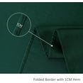thumbnail image 5 of Faux Linen Textured Rectangle Tablecloth Water Resistant Wrinkle Free Spill-Proof Soft Table Cloth for Dining Room Decoration, Banquet, Christmas Holiday Dinner, 60 x 84 Inch Hunter Green, 5 of 5