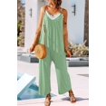 thumbnail image 3 of Womens Casual Jumpsuits Light Green XL, 3 of 6