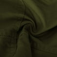 thumbnail image 4 of Denim Jumpsuits for Women Suspender Pants Straight Leg Casual Loose Overalls Multi Pockets Cargo Jeans Rompers Army Green,M, 4 of 6