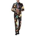 thumbnail image 1 of JHLZHS Rave Outfits for Men Neon Green Mens Easter 3D Digital Printed Suit Set Light Business Suit Jacket Suit Suit Rave Outfits for Men Shorts Men Workout Clothes Make You Sweat, 1 of 6