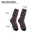 thumbnail image 2 of Fuzoiu Breast Cancer Awareness (2) Print Kids Socks For Boys Girls,Grip Crew Socks with Non Slip,Lightweight Stretch Crew Socks,Toddlers Crew Boot Socks, 2 of 5