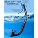 thumbnail image 4 of Reef Tourer Máscara y Snorkel de una Sola Ventana para Niños de 4 a 9 Años, Negro/azul Metalizado, 4 of 6