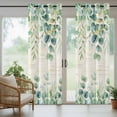 thumbnail image 5 of Outdoor Curtains for Patio Waterproof, Green Outdoor Privacy Panels Grommet, Eucalyptus Leaves Blackout Outside Curtains for Porch/Cabana/Pergola/Gazebo 54"x84", 2 Panels, 5 of 8