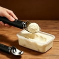 thumbnail image 4 of Aufmer Multi Purpose Household Ice Cream Spoon Smooth Curved Design Comfortable Hand Feel For Daily Kitchen Fruit Dessert Digging Taking Usage, 4 of 6