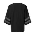 thumbnail image 4 of Yuhangmm Summer Cardigans for Women Casual Women's Cardigan with V-Neck Open Front Lightweight Solid Color Outdoor Wear for Everyday Travel Slim Fit Spring Summer Autumn Black XL, 4 of 4