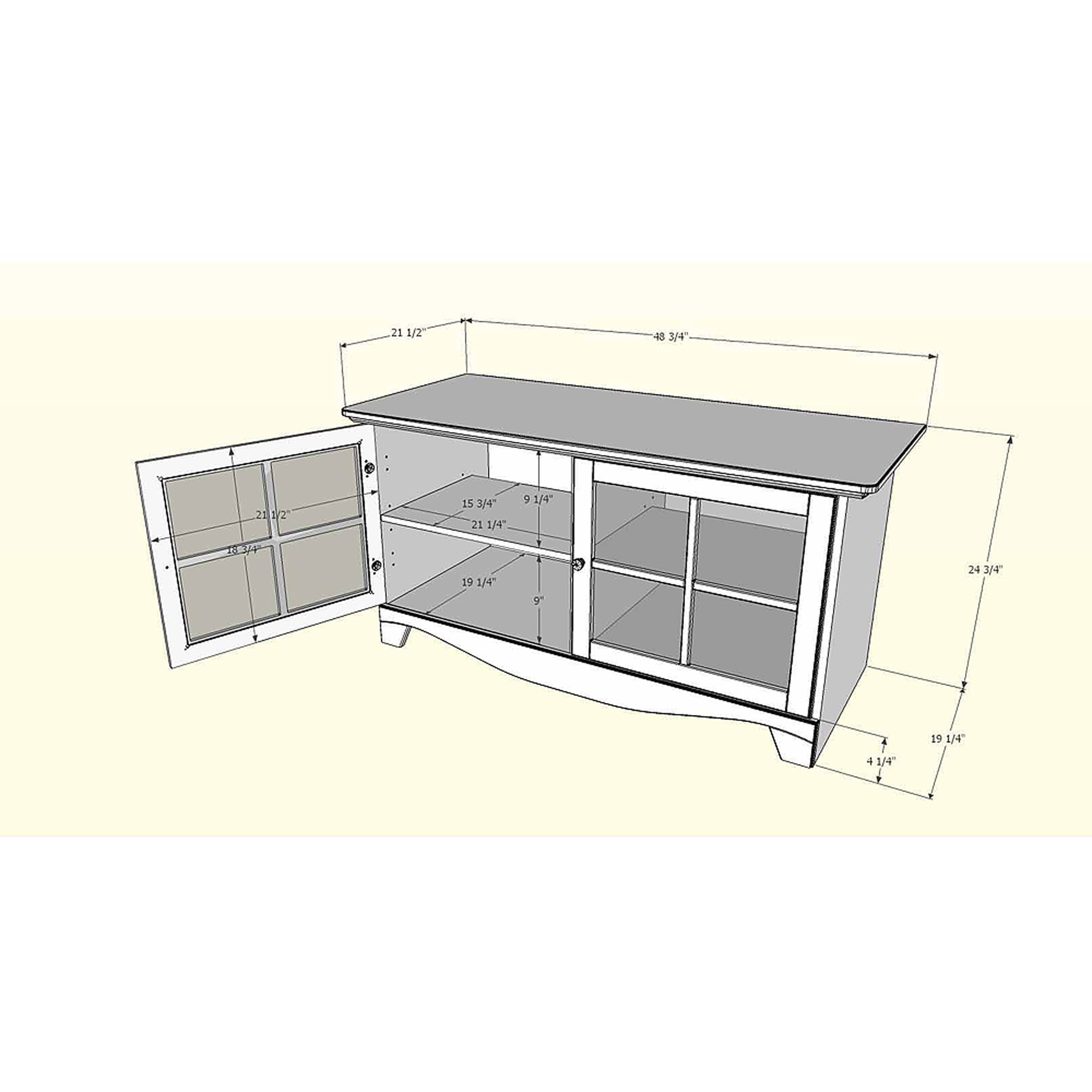 Nexera Pinnacle A/V Equipment Cabinet - image 3 of 3