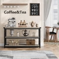 thumbnail image 4 of Yiwa 47 Inch Narrow Console Table, 3-Tier Wood Entryway Table with Storage, Long Sofa Table for Living Room, Hallway, Entrance**, 4 of 8