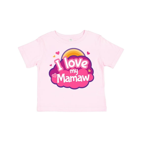Inktastic I Love My Mamaw Grandchild Girls Toddler T-Shirt