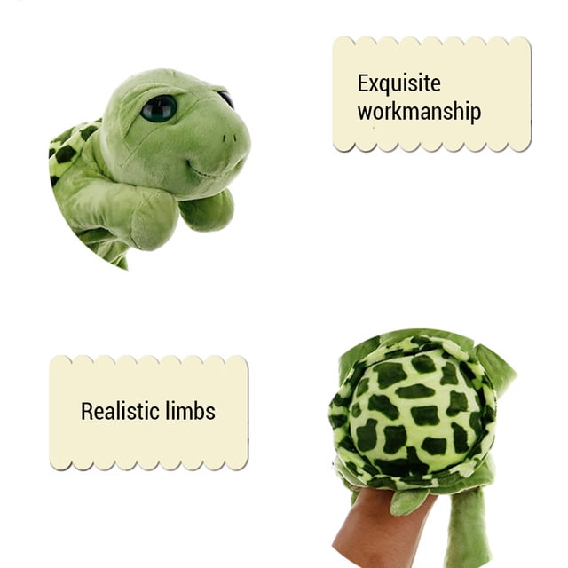 Marionetas de mano de peluche, juguete de animal, juguete imaginativo para contar historias, regalo para niños