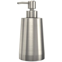 Keeney 11.8 oz. Premium Kitchen or Bathroom Countertop Pump Soap Dispenser, Brushed Nickel