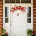 thumbnail image 2 of PENGXIANG Garland Door Trim Wedding Arch Flowers Lintel Plastic Model Multicolor Iron Wire Silk Cloth Wreath, 2 of 20