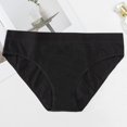 thumbnail image 2 of Panties for Women,Seamless T-Back Breathable Leakproof Underwear for Daily Comfort and All Season Wear,Womens Underwear,Black,2XL, 2 of 4