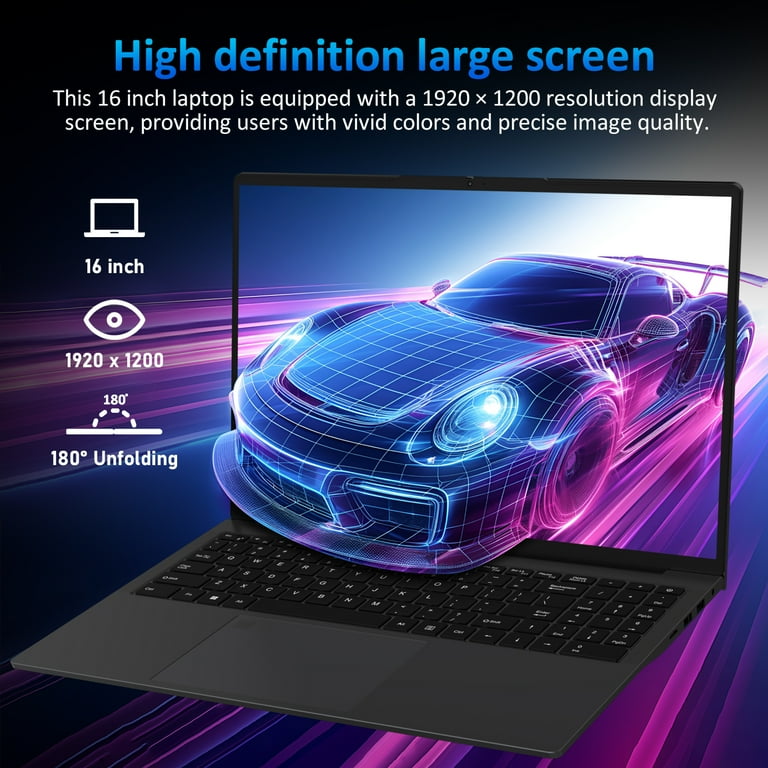 KurieTim, 16-Inch FHD Laptop, AMD Ryzen 3250U, Gray - Walmart.com