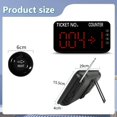thumbnail image 3 of KOQICALL Wireless Take a Number System, Queue Calling System with LED Number Counter Display and 3 Call Buttons for Restaurant, Hospital, Clinic, Bank, Food Truck, 3 of 9