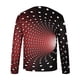 thumbnail image 4 of Blusas y camisas de manga larga con cuello redondo para hombre, estilo casual, cuello redondo, manga larga, camiseta estampada de Halloween, blusa de poliéster para hombre., 4 of 5